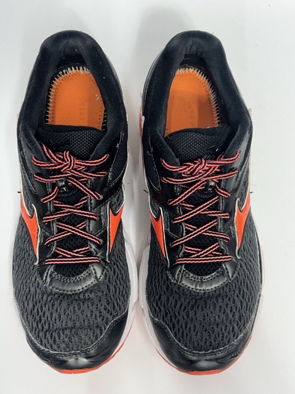 Mizuno Wave Inspire 13 Womens Shoes Size 10 Black Orange Running Gym *no Insoles - Picture 4 of 9